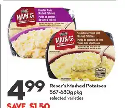 Longo's Reser's Mashed Potatoes offer