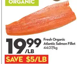 Longo's Fresh Organic Atlantic Salmon Fillet offer