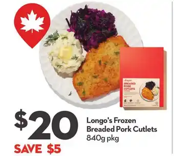 Longo's Longo's Frozen Breaded Pork Cutlets offer