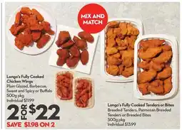 Longo's Longo's Fully Cooked Chicken Wings offer