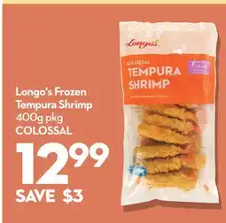 Longo's Longo's Frozen Tempura Shrimp offer