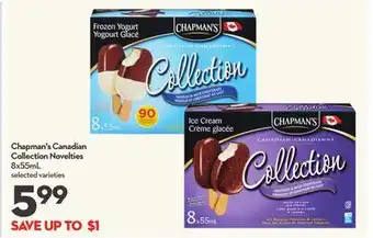Longo's Chapman's Canadian Collection Novelties offer