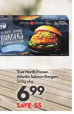 Longo's True North Frozen Atlantic Salmon Burgers offer