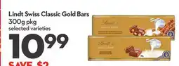 Longo's Lindt Swiss Classic Gold Bars offer