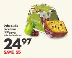 Longo's Dolce Sicilia Panettone offer