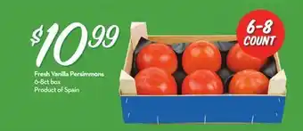 Longo's Fresh Vanilla Persimmons offer