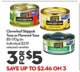 Longo's Skipjack Tuna or Flavored Tuna offer