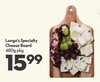 Longo's Longo's Specialty Cheese Board offer