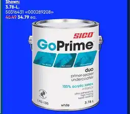 RONA SICO GoPrime Primer 3.78-L offer