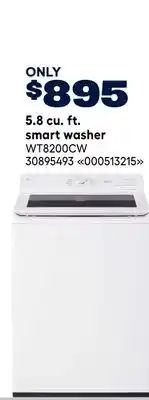 RONA 5.8 cu. ft. smart washer offer