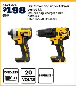 RONA DEWALT Drill/driver and impact driver combo kit offer