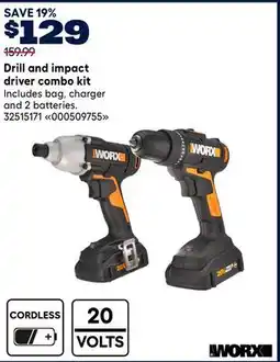 RONA Drill and impact driver combo kit offer