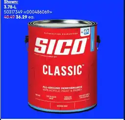 RONA 3.78-L SICO Classic interior paint offer