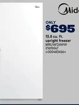 RONA MIDEA 13.8 cu. ft. upright freezer offer