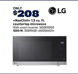 RONA LG NeoChef 1.5 cu. ft. countertop microwave offer