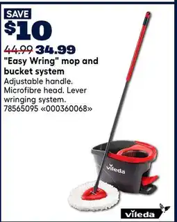 RONA VILEDA Easy Wring mop and bucket system offer