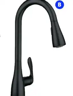 RONA MOEN pull-down kitchen faucets Georgene, matte black finish offer
