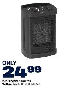 RONA 2-in-1 heater and fan 1500-W offer