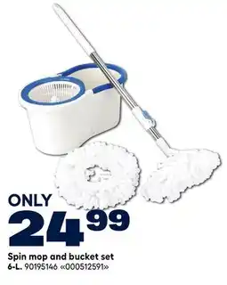 RONA VALU+ Spin mop and bucket set 6-L offer