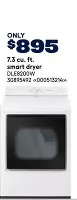 RONA 7.3 cu. ft. smart dryer offer