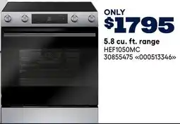 RONA BOSCH 5.8 cu. ft. range offer