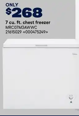 RONA Midea 7 cu. ft. chest freezer offer