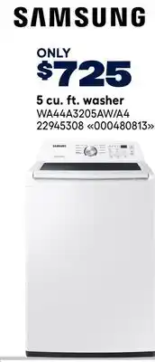 RONA 5 cu. ft. washer offer