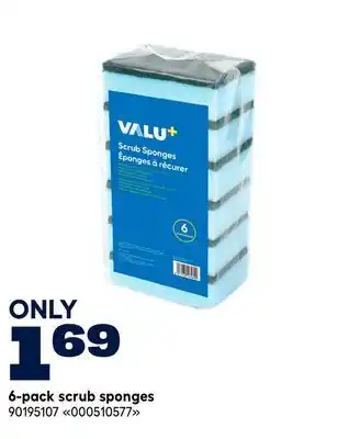 RONA VALU+ 6-pack scrub sponges offer