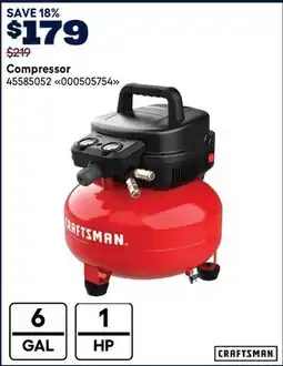 RONA CRAFTSMAN Compressor offer