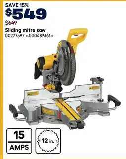 RONA DEWALT Sliding mitre saw offer