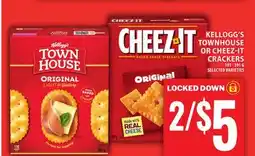 Food Basics KELLOGG'S TOWNHOUSE OR CHEEZ-IT CRACKERS offer