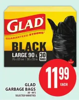 Food Basics GLAD GARBAGE BAGS offer