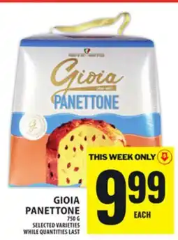 Food Basics GIOIA PANETTONE offer