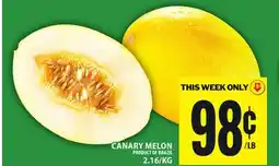 Food Basics CANARY MELON offer