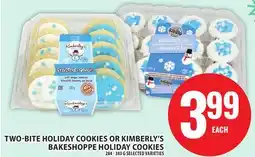 Food Basics TWO-BITE HOLIDAY COOKIES OR KIMBERLY'S BAKESHOPPE HOLIDAY COOKIES offer