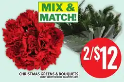 Food Basics CHRISTMAS GREEN & BOUQUETS offer