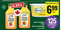 Food Basics SIMPLY ORANGE JUICE offer