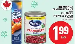 Food Basics OCEAN SPRAY CRANBERRY SAUCE OR PILLSBURY PREPARED DOUGH offer