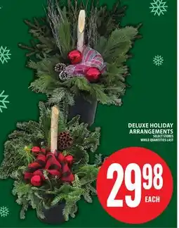 Food Basics DELUXE HOLIDAY ARRANGEMENTS offer