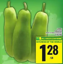 Food Basics LONG SQUASH offer