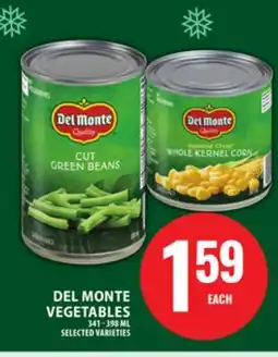 Food Basics DEL MONTE VEGETABLES offer