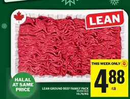 Food Basics LEAN GROUND BEEF FAMILY PACK offer