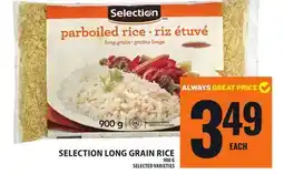 Food Basics SELECTION LONG GRAIN RICE offer