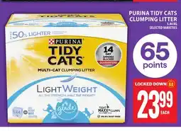 Food Basics PURINA TIDY CATS CLUMPING LITTER offer