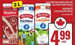 Food Basics LACTANTIA PURFILTRE OR LACTOSE FREE MILK offer