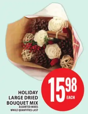 Food Basics HOLIDAY LARGE DRIED BOUQUET MIX offer