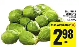 Food Basics BRUSSELS SPROUTS offer