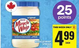 Food Basics MIRACLE WHIP SPREAD offer
