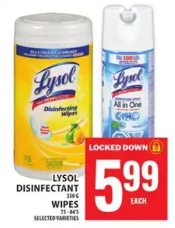 Food Basics LYSOL DISINFECTANT offer