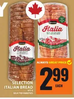 Food Basics SELECTION ITALIAN BREAD offer